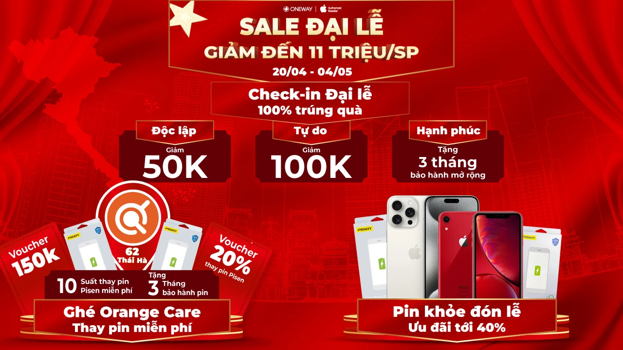 SALE ĐẠI LỄ - GIẢM GIÁ TỚI 11 TRIỆU